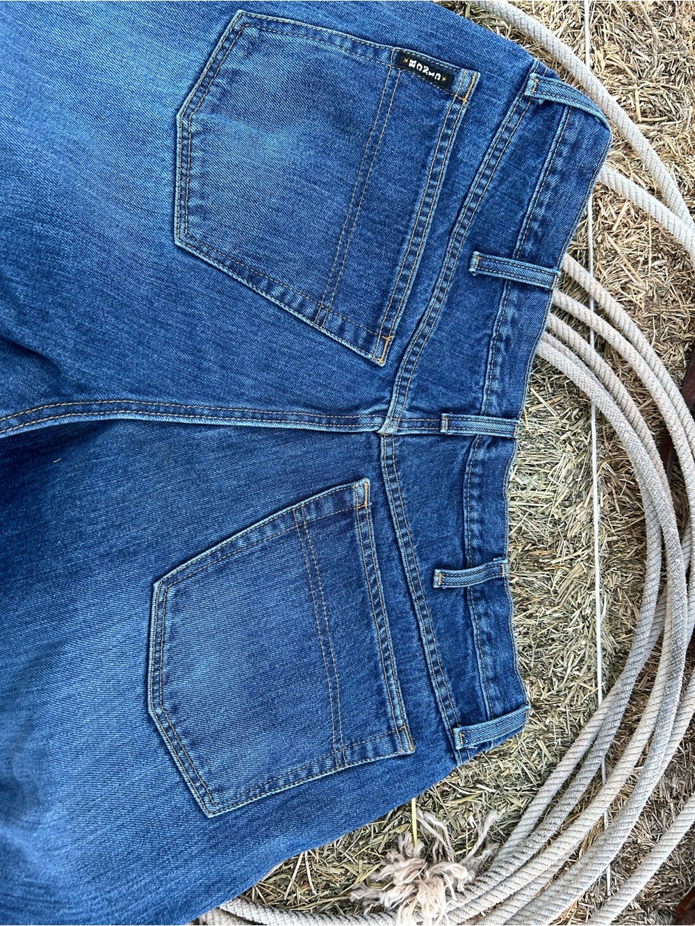 Cinch Men’s Relaxed black label Jeans 38x32 - Picture 5 of 8